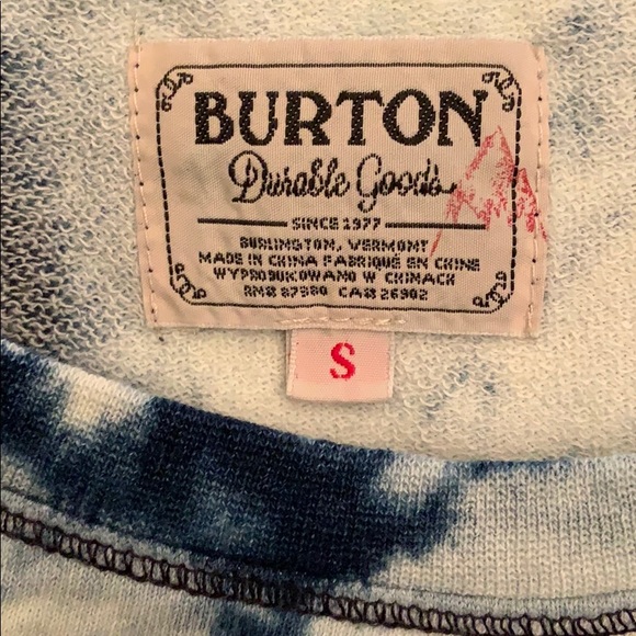 Burton | Short Sleeve Tie Dyed Sweatshirt - Picture 4 of 5